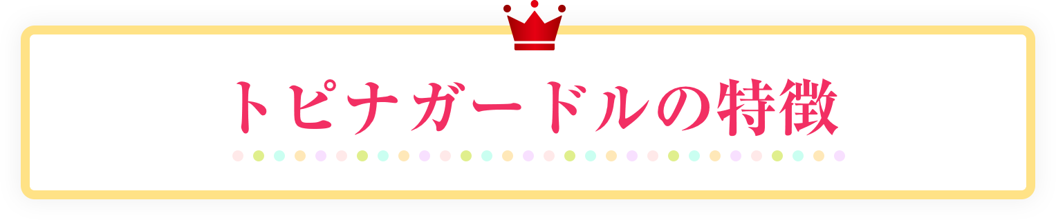 トピナガードルの特徴